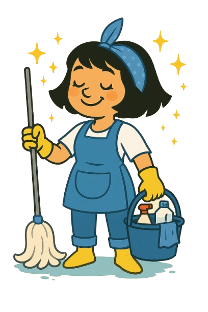 Čistačica ilustracija